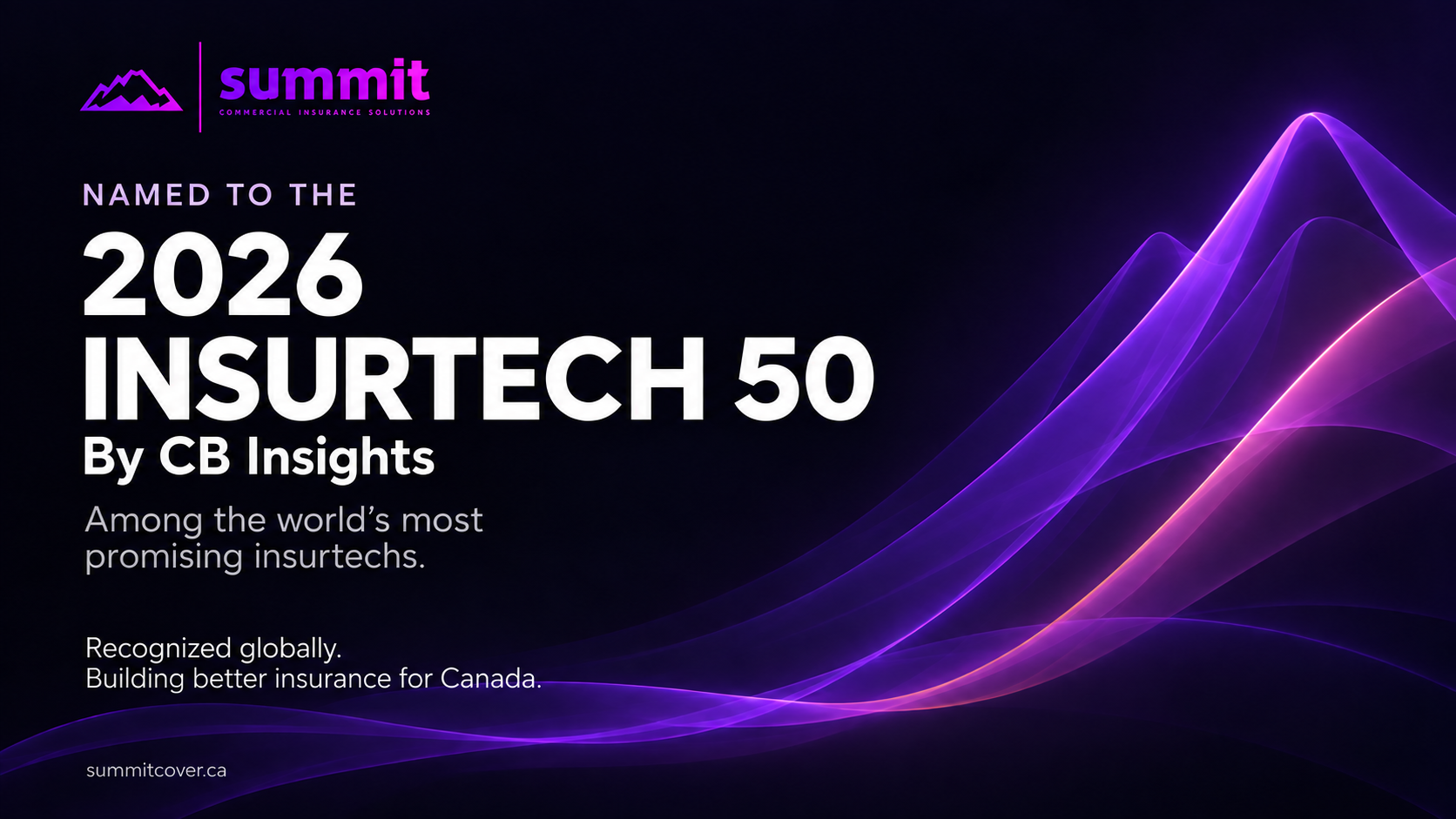 Summit named to the 2026 Insurtech 50 by CB Insights